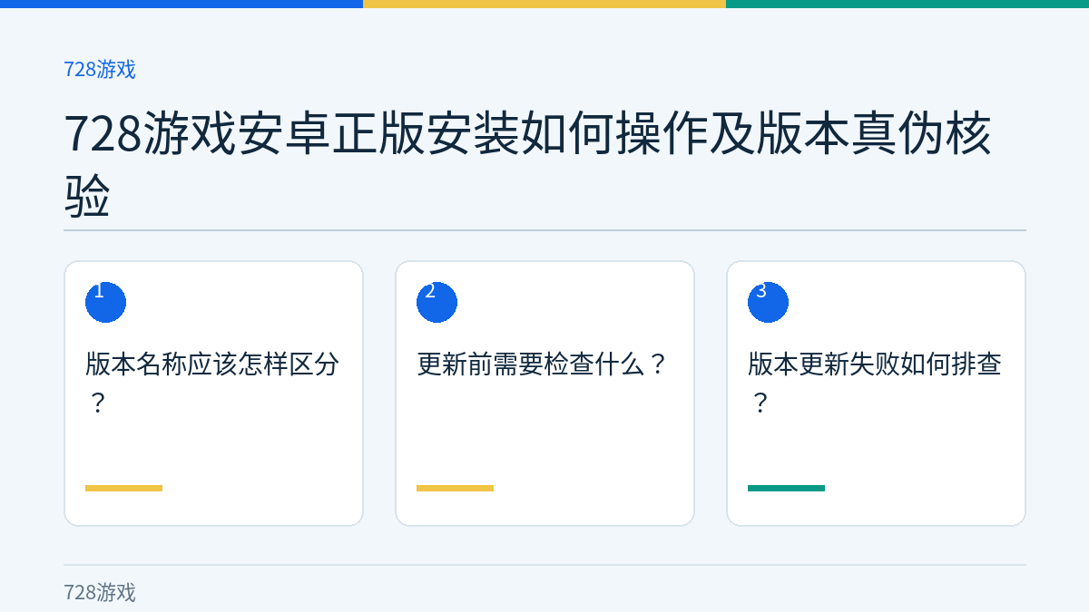 728游戏安卓正版安装如何操作及版本真伪核验的三个核对步骤示意图