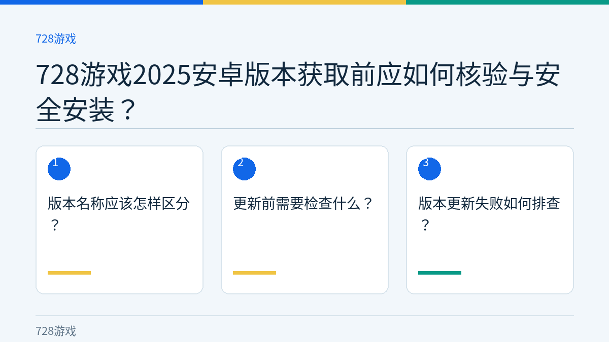 728游戏2025安卓版本获取前应如何核验与安全安装？的三个核对步骤示意图
