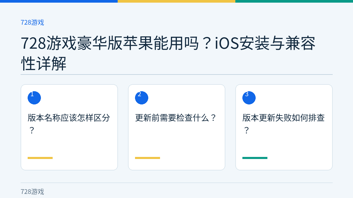 728游戏豪华版苹果能用吗？iOS安装与兼容性详解的三个核对步骤示意图