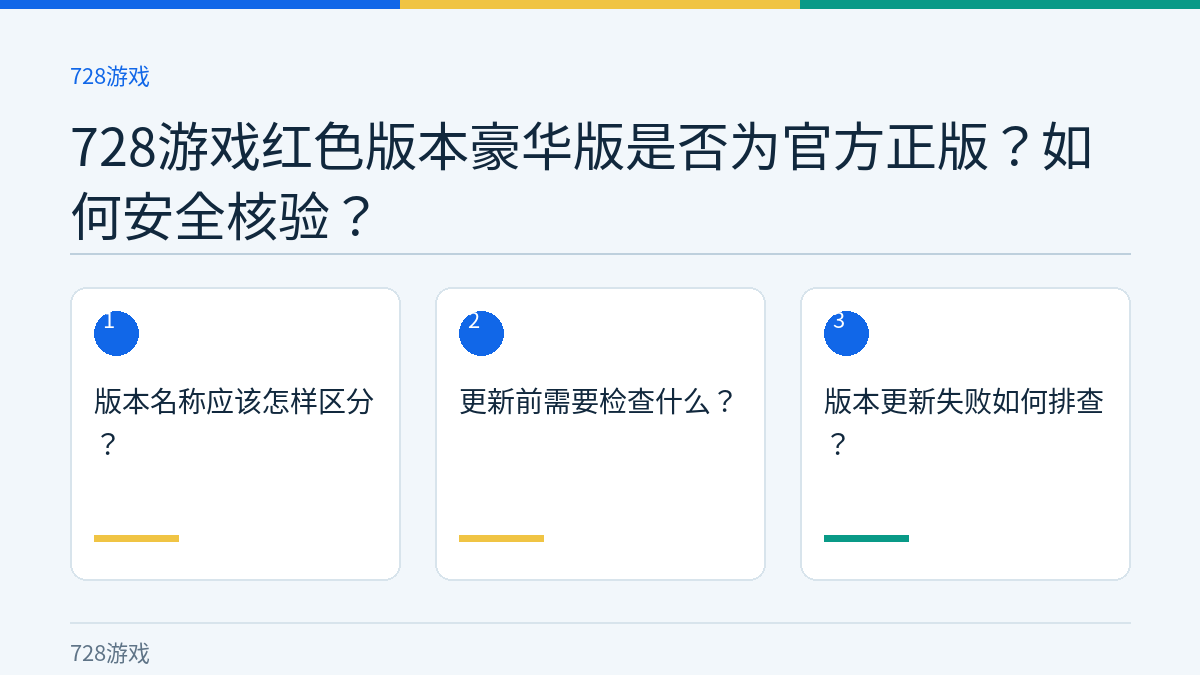 728游戏红色版本豪华版是否为官方正版？如何安全核验？的三个核对步骤示意图