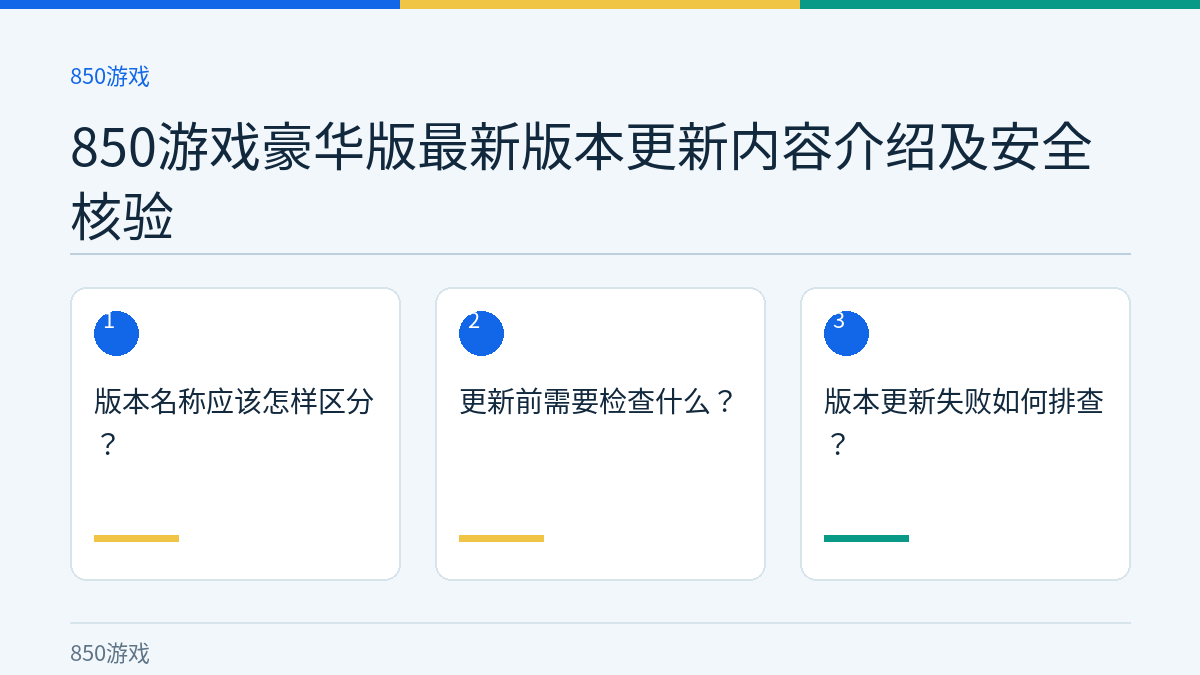 850游戏豪华版最新版本更新内容介绍及安全核验的三个核对步骤示意图